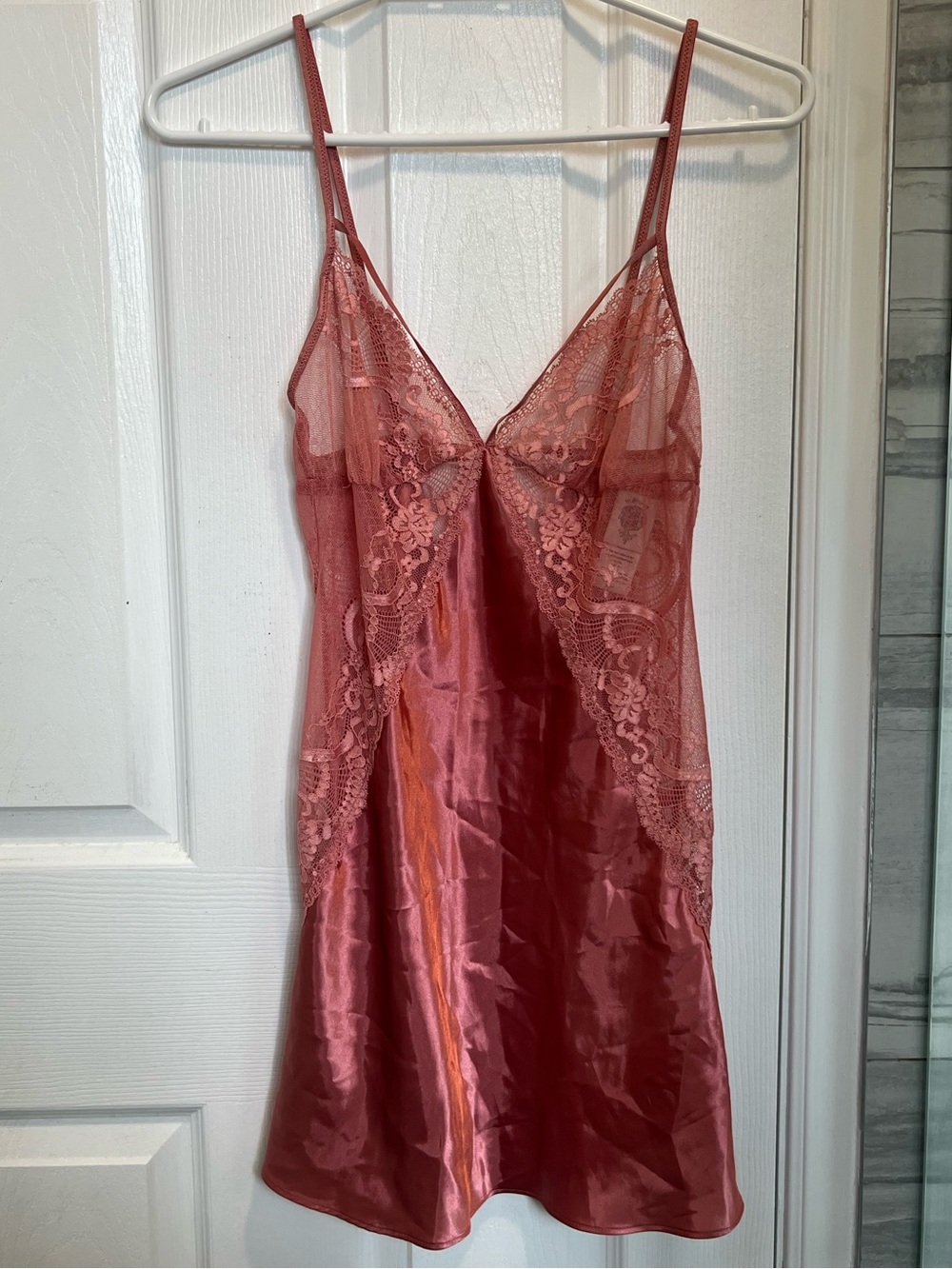 In Bloom by Jonquil satin and lace chemise
